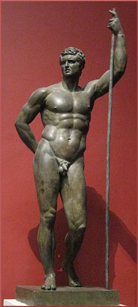[I-008.1] Grand - Roman Statue of a warrior exuding Greatness